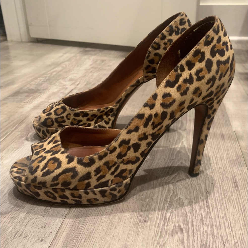 Vintage! Early 2000’s Barney’s NY Co-Op | leopard-print platform heels